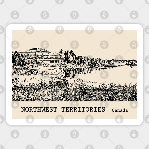 Northwest Territories Canada Sticker by Lakeric